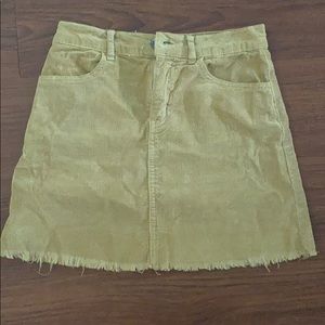Brandy Melville mustard skirt